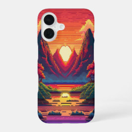 Coque iPhone 16 Horizon Pixel