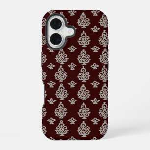 Coque iPhone 16 Impression de bloc Boho Inde
