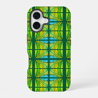 Coque iPhone 16 Inspirations du désert vert