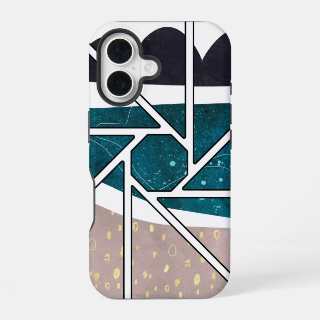Coque iPhone 16 iphone 16 abstract case design (Verso)