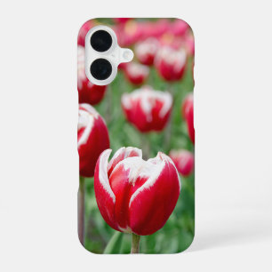 Coque iPhone 16 Jardin de tulipes hollandaises