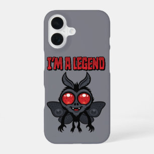 Coque iPhone 16 Je suis une légende - Mothman mignon effrayant