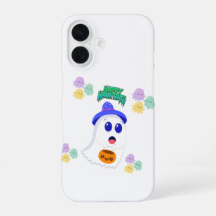Coque iPhone 16 Jolis accessoires effrayants et joyeux pour Hallow