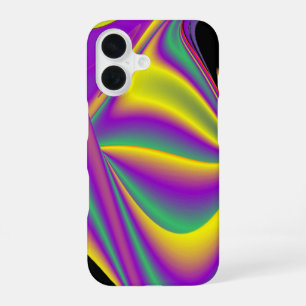 Coque iPhone 16 La Magie des Couleurs Abstrait 3D Rainbowart