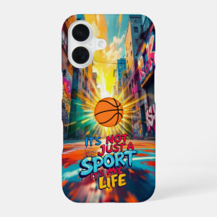 Coque iPhone 16 La vie à la cour : Basketball
