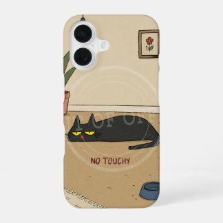Coque iPhone 16 La Zone "Ne Touchez Pas"