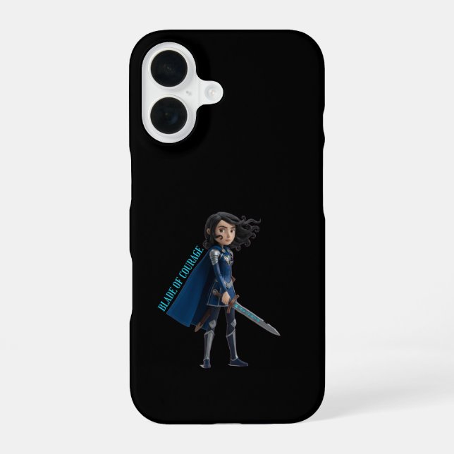 Coque iPhone 16 Lame de Courage (Verso)