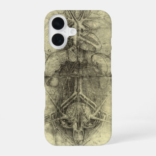 Coque iPhone 16 L'anatomie humaine de Léonard de Vinci, Torse fémi
