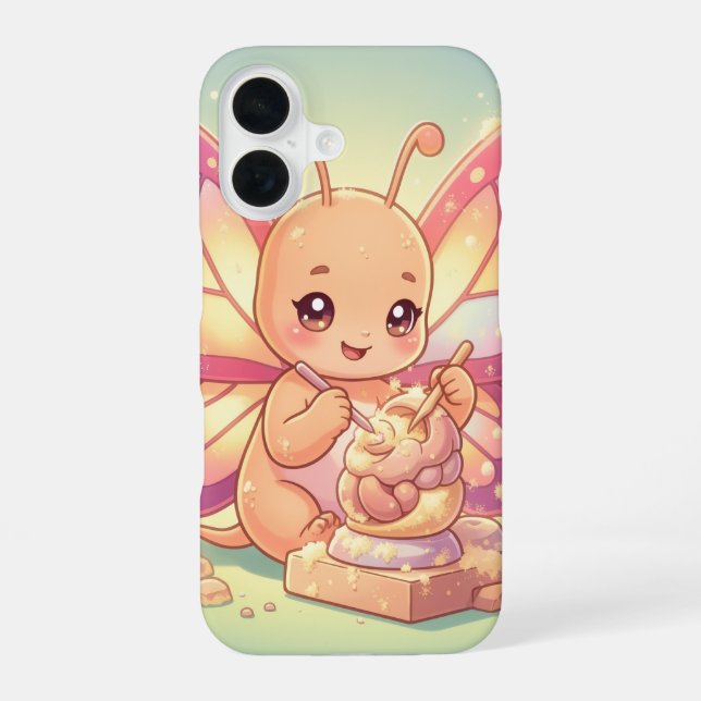 Coque iPhone 16 L'artiste du nectar (Verso)