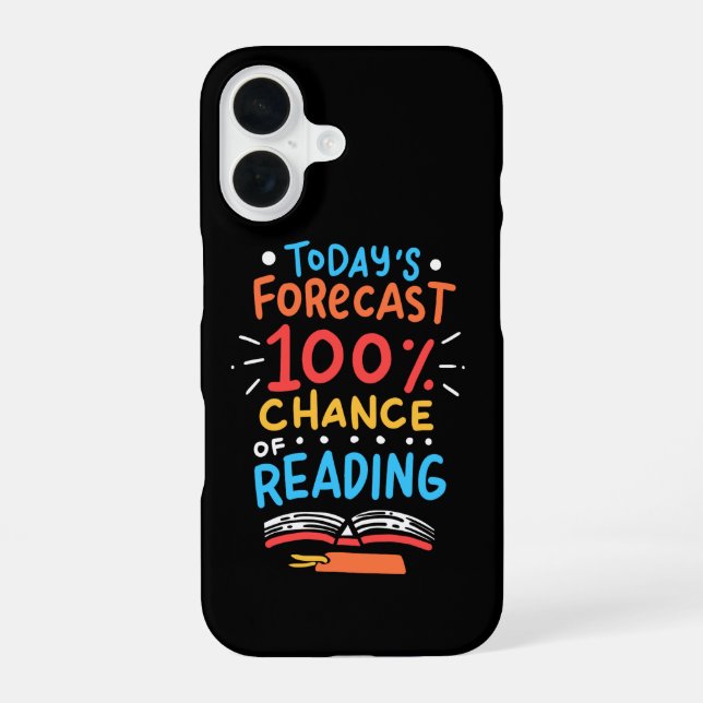 Coque iPhone 16 Lecture - 100% de chances de lecture (Verso)