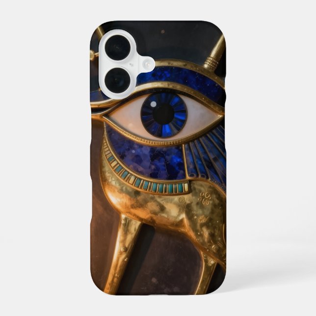 Coque iPhone 16 L'œil égyptien 2 (Verso)
