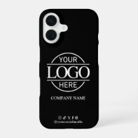 Logo d'entreprise & Média social Promotionnel Noir