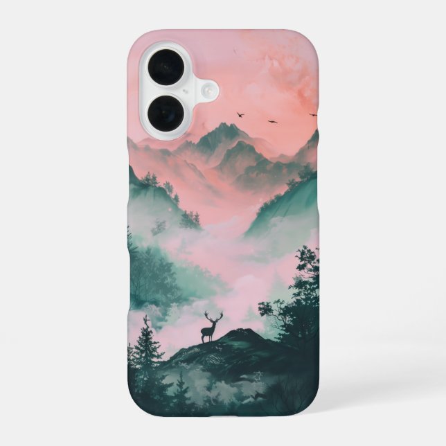 Coque iPhone 16 Lone Stag (Verso)