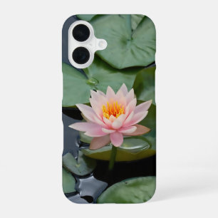 Coque iPhone 16 Lotus rose Fleur Zen Garden