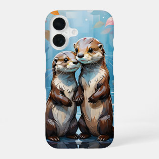 Coque iPhone 16 Loutres