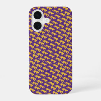 Coque iPhone 16 LSU Tigers iPhone 16 Coque - Coque violet et or