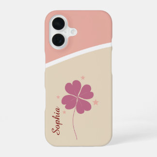 Coque iPhone 16 Lucky Clover coque iphone - Un cadeau sucré pour m