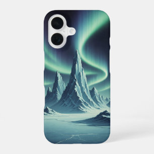 Coque iPhone 16 Lueur Arctique Rétro