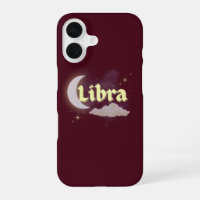 Lune céleste Libra Nuages Étoiles Astrologie Art