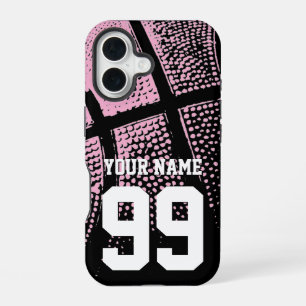 Coque iPhone 16 maillot de basket personnalisé numéro économique
