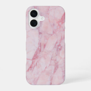 Coque iPhone 16 Marbre rose