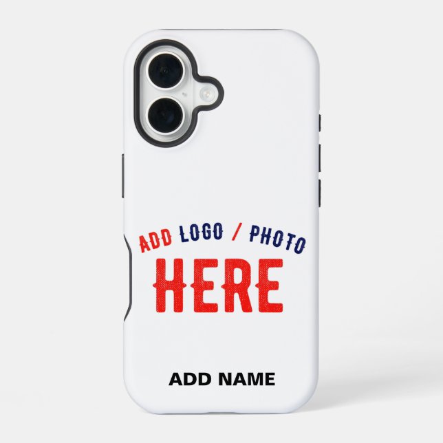 COQUE iPhone 16 MARQUE BLANCHE MODERNE ET PERSONNALISABLE VÉRIFIÉE (Verso)