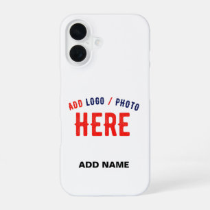 COQUE iPhone 16 MARQUE BLANCHE MODERNE ET PERSONNALISABLE VÉRIFIÉE