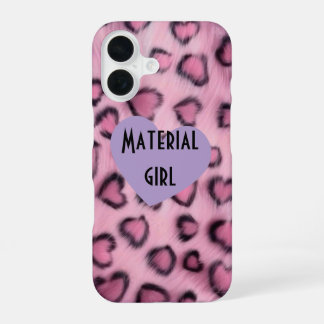Coque iPhone 16 Material girl iPhone 16 phone cases