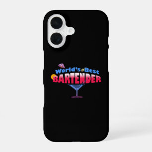 Coque iPhone 16 Meilleur barman du monde