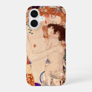 Coque iPhone 16 Mère et enfant par Gustav Klimt