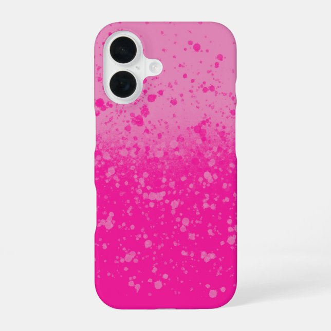 Coque iPhone 16 Minimalisme rose  (Verso)