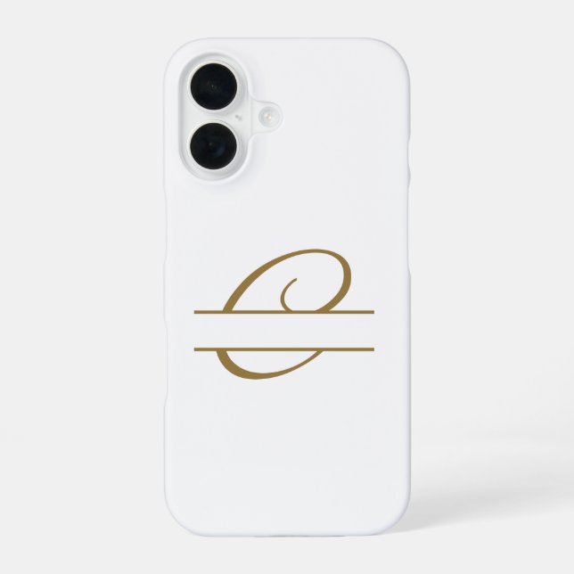 Coque iPhone 16 Monogrammes (Verso)