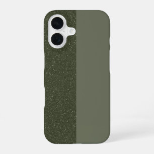 Coque iPhone 16 Moss et Parties scintillant personnalisables iPhon