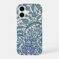 Motif arabe Floral Orné Bleu
