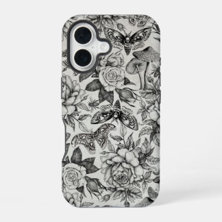 Coque iPhone 16 Motif botanique