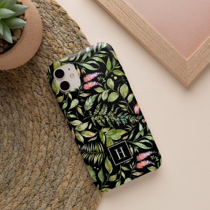 Coque iPhone 16 Motif botanique de terrarium à l'aquarelle avec mo