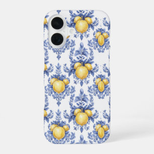 Coque iPhone 16 Motif Citron Méditerranéen