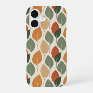 Coque iPhone 16 Motif de feuille d'eucalyptus vintage