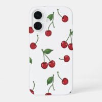 Motif de répétition de fruits de cerise