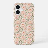 Motif floral élégant de pivoine
