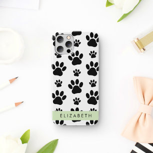 Coque iPhone 16 Motif mâle, Patrouilles de chien, Noir et Blanc, V
