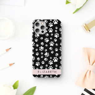 Coque iPhone 16 Motif mâle, Patrouilles de chien, Noir et Blanc, V