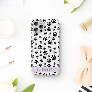 Coque iPhone 16 Motif mâle, Patrouilles de chien, Noir et Blanc, V