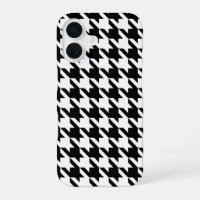Motif pied-de-poule noir et blanc