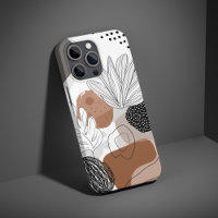 Motif Plante Abstrait neutre Boho minimal Aesthe