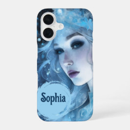 Coque iPhone 16 Mystical Ice Queen - Imaginaire Winter Goddess Art