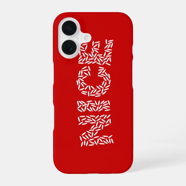 Coque iPhone 16 Nice Riz (Verso)