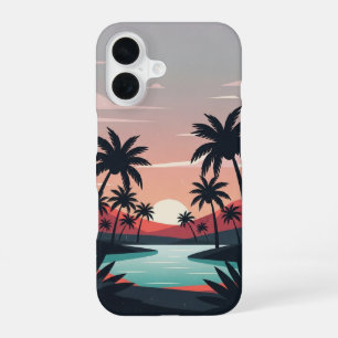 Coque iPhone 16 Oasis du désert vintage