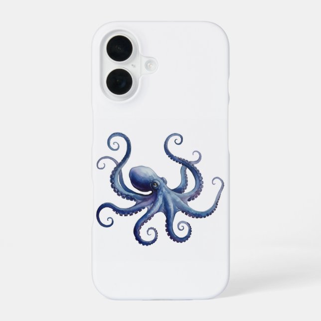 Coque iPhone 16 octopus (Verso)
