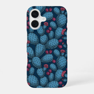 Coque iPhone 16 Opuntia en fleurs